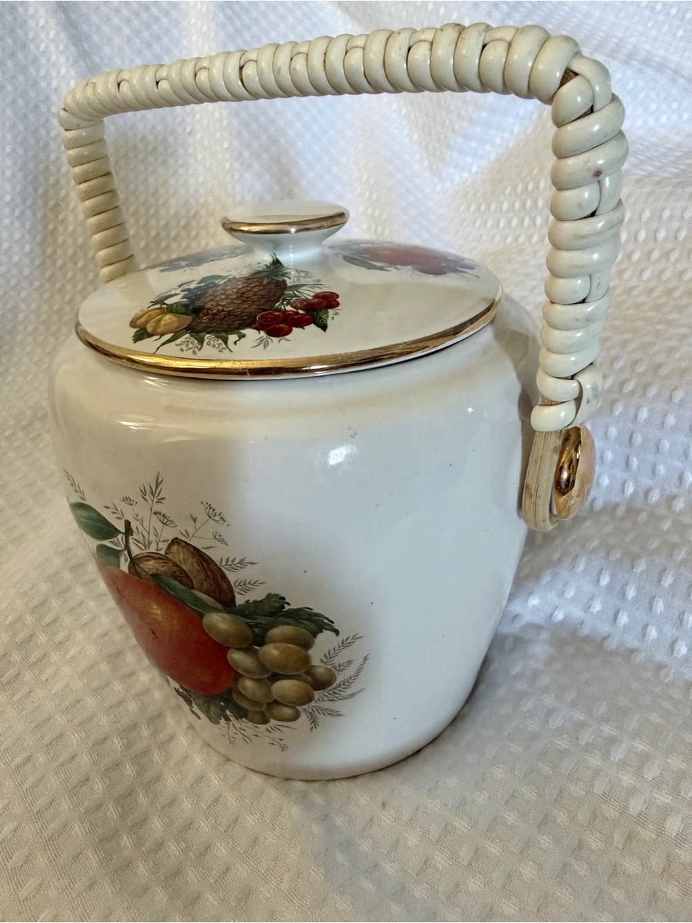Vintage Studio Ceramics Braunton North Devon Ice Bucket Biscuit Jar 8”